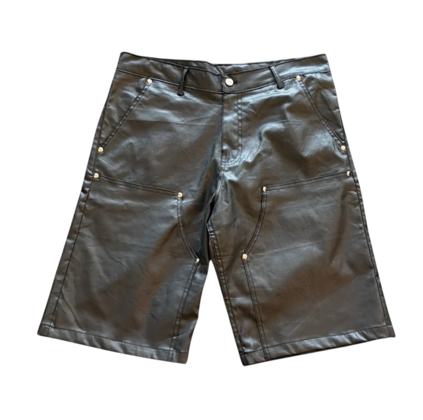 ABSTRACT WAX CARPENTER SHORTS
