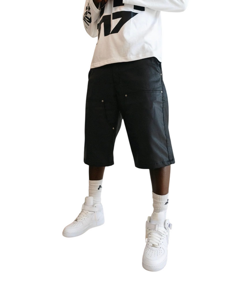 ABSTRACT WAX CARPENTER SHORTS