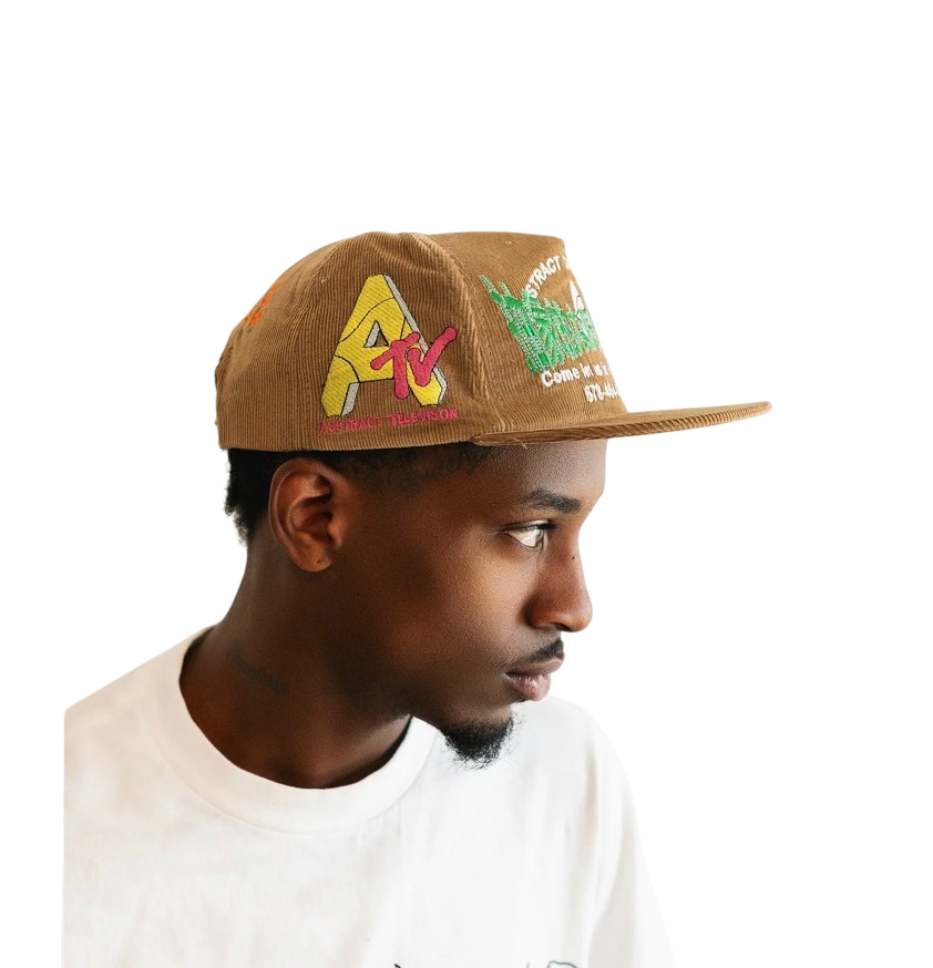 ABSTRACT REPAIR CORDUROY HAT