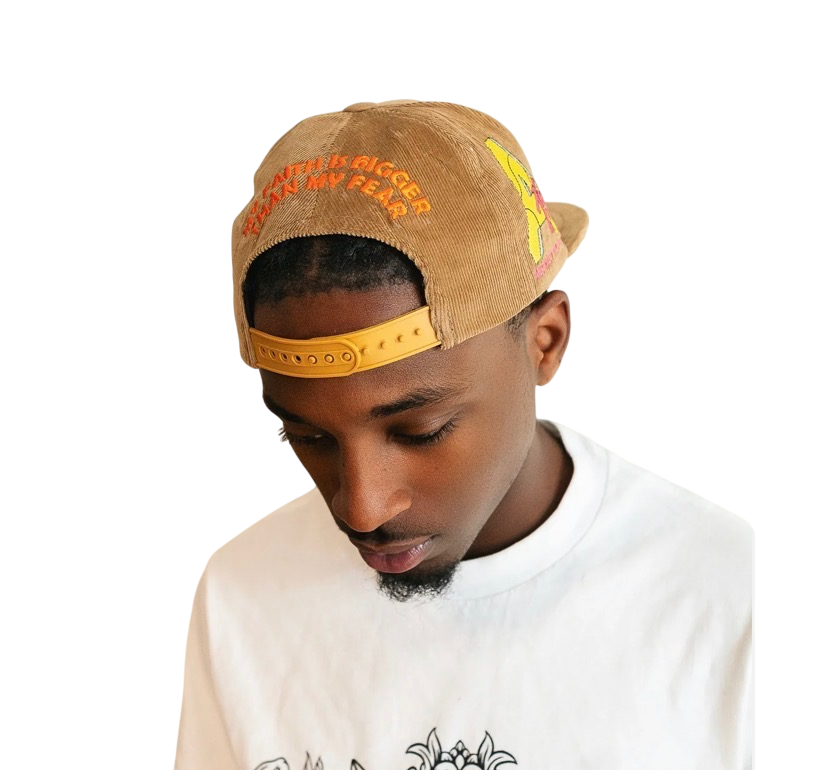 ABSTRACT REPAIR CORDUROY HAT