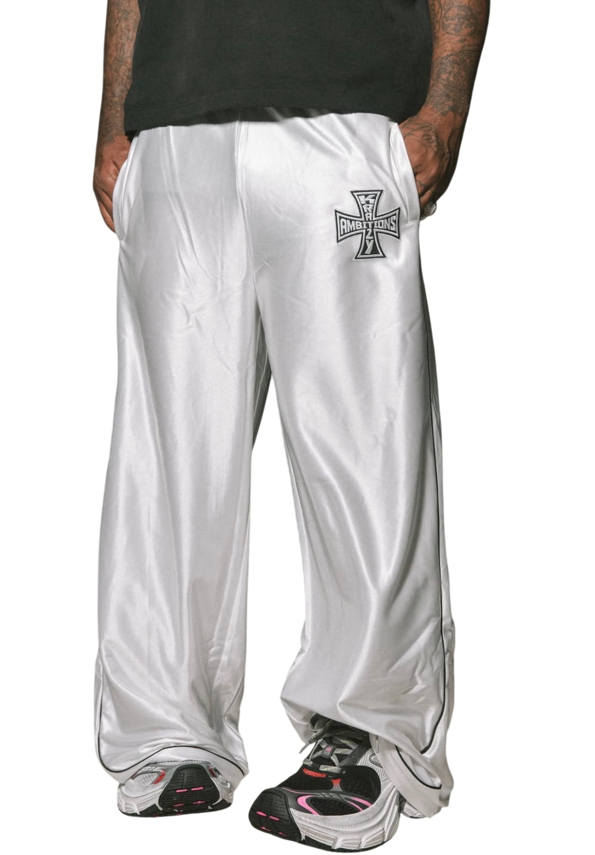 KZA WHITE WORKOUT PANTS