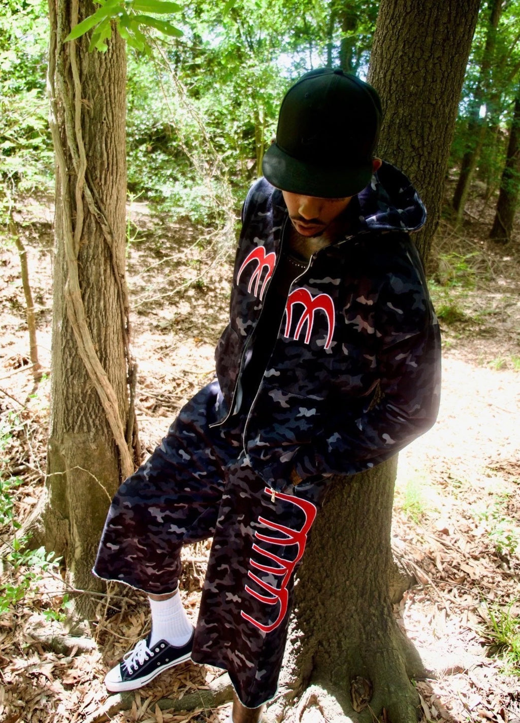 MMM OBSIDIAN CAMO ZIP UP JACKET
