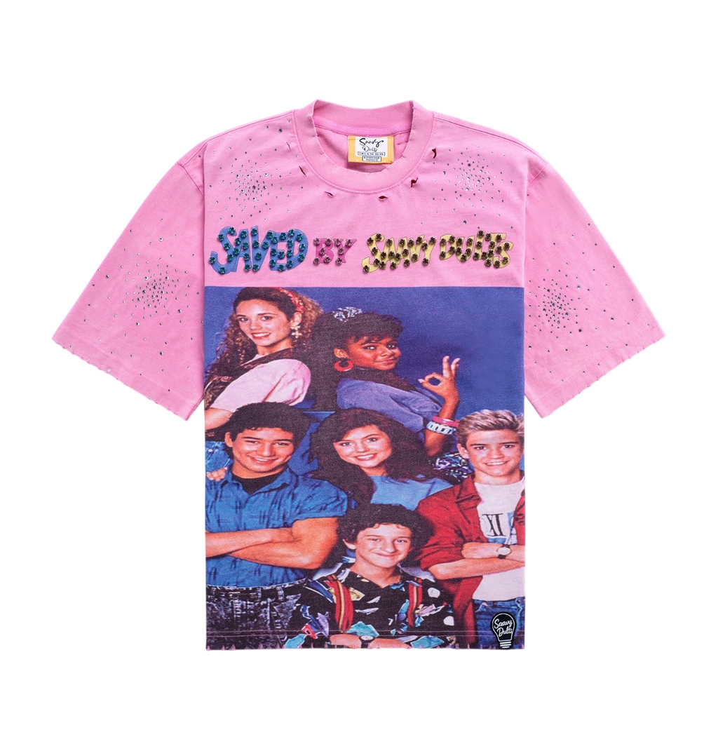 SAAVY DULTS PINK TEE