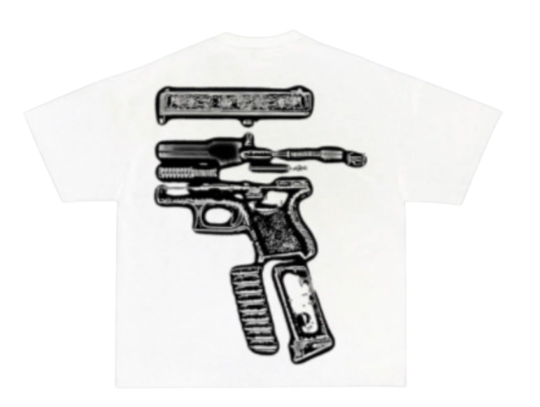 IN GLOCK WE TRUST TEE WHITE