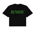 IN GLOCK WE TRUST TEE BLACK/GREEN