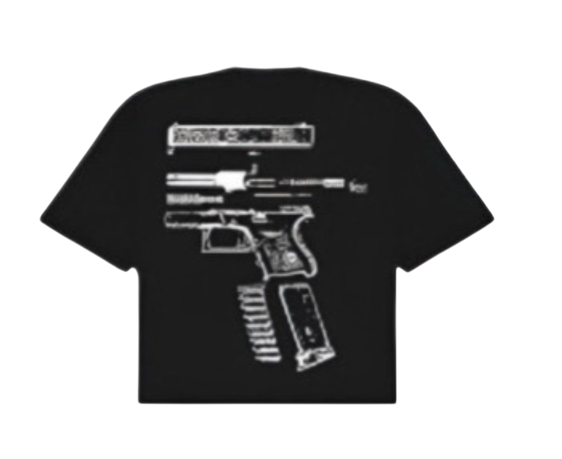 IN GLOCK WE TRUST TEE BLACK/WHITE