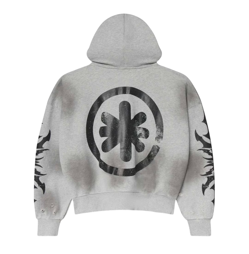 LOST SHDWS COMPLEXCON ZIP UP DIRTY GREY