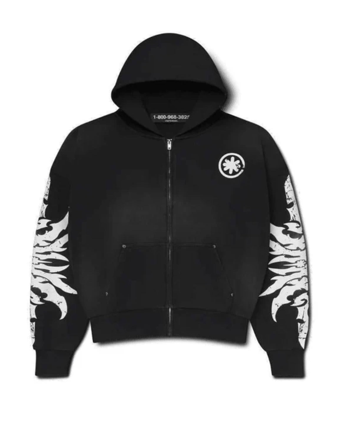 LOST SHDWS COMPLEXCON ZIP UP ACID WASH