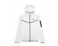 NIKE TECH FLEECE ZIP UP HOODIE PHANTOM BLACK