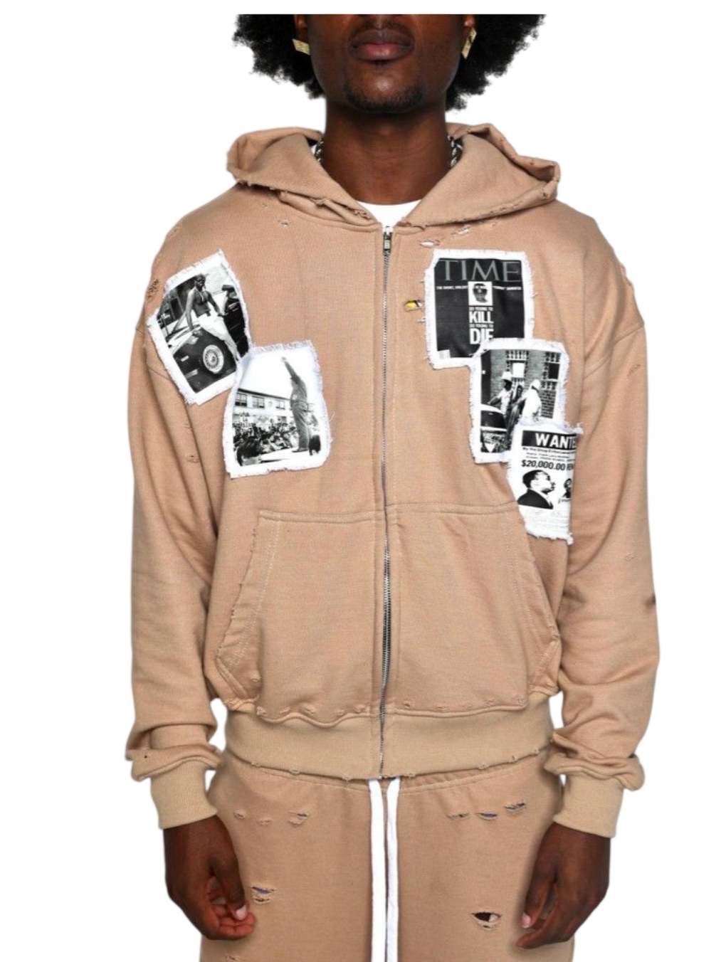 FRATERNAL KHAKI WATTBA HOODIE