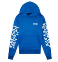 AMIRI BONES STACKED HOODIE BLUE