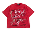 MIXED EMOTION RED CRIMSON TEE