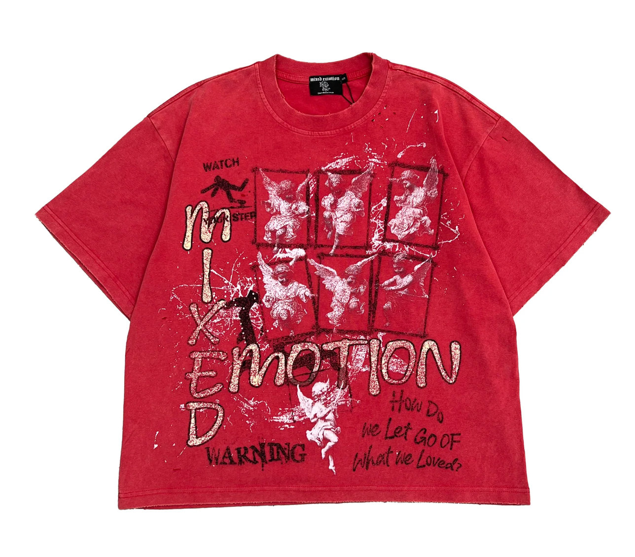 MIXED EMOTION RED CRIMSON TEE