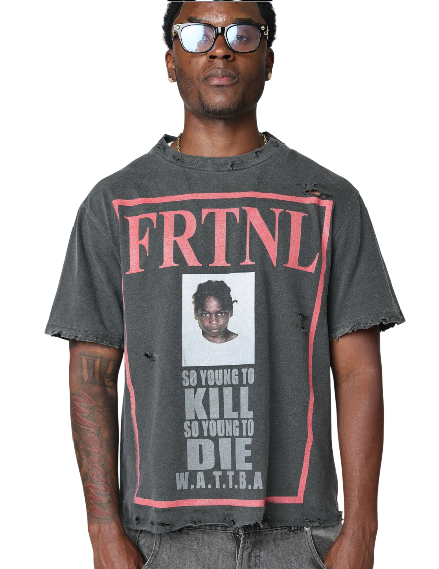 FRATERNAL GREY YUMMY TEE