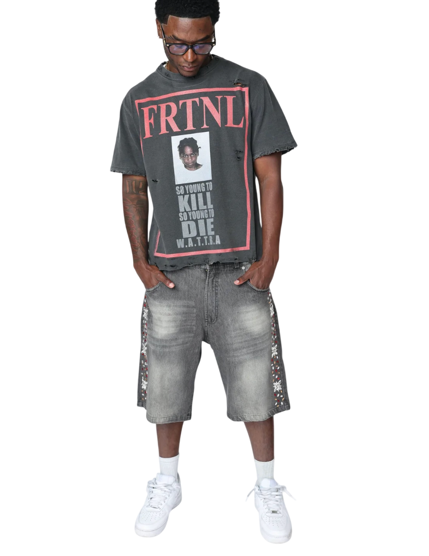 FRATERNAL GREY YUMMY TEE