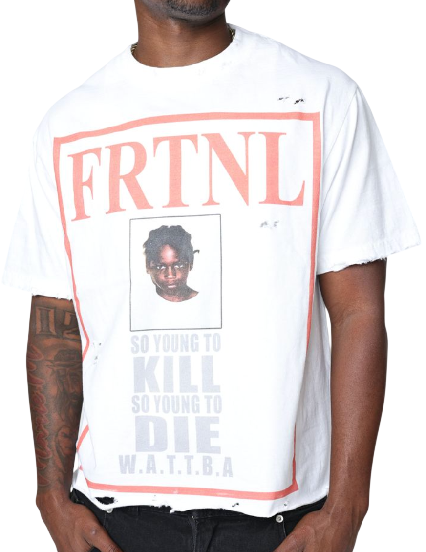 FRATERNAL WHITE YUMMY TEE