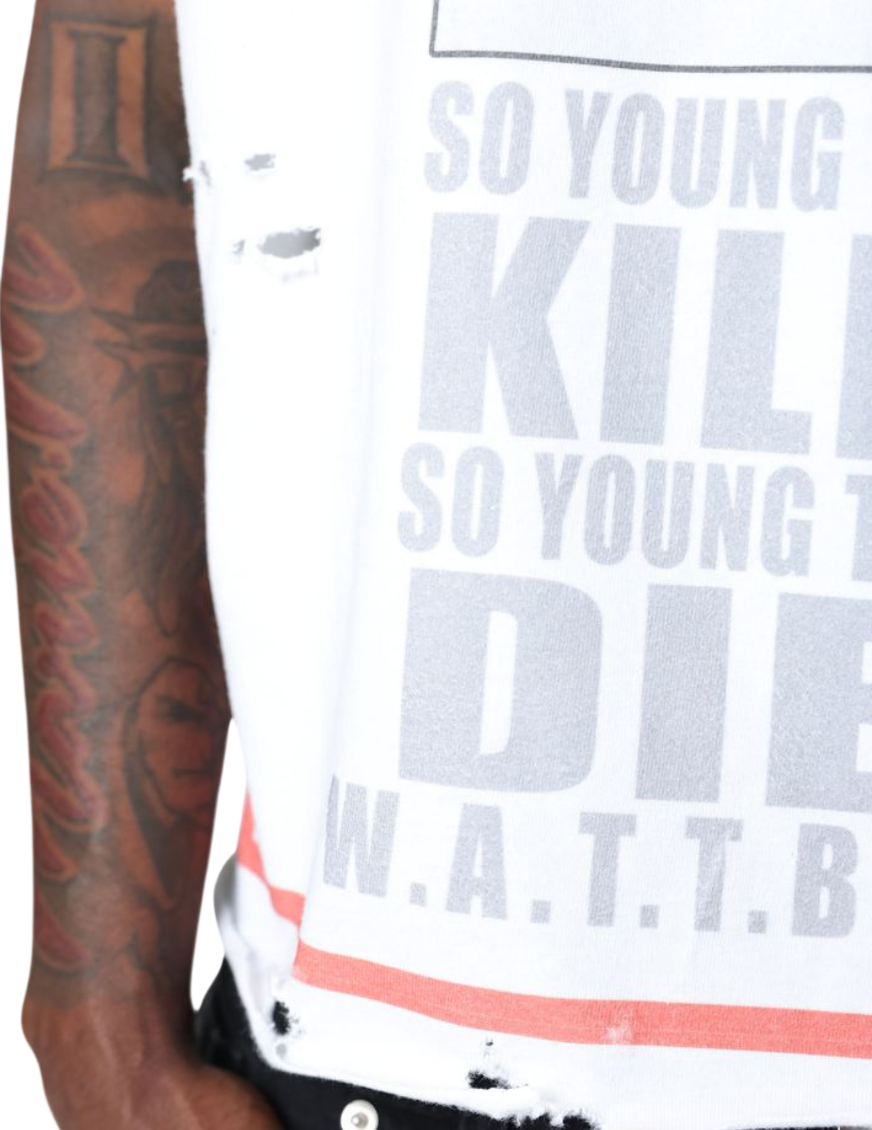 FRATERNAL WHITE YUMMY TEE