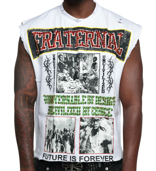 FRATERNAL UNCIVILIZED SLEEVELESS TEE