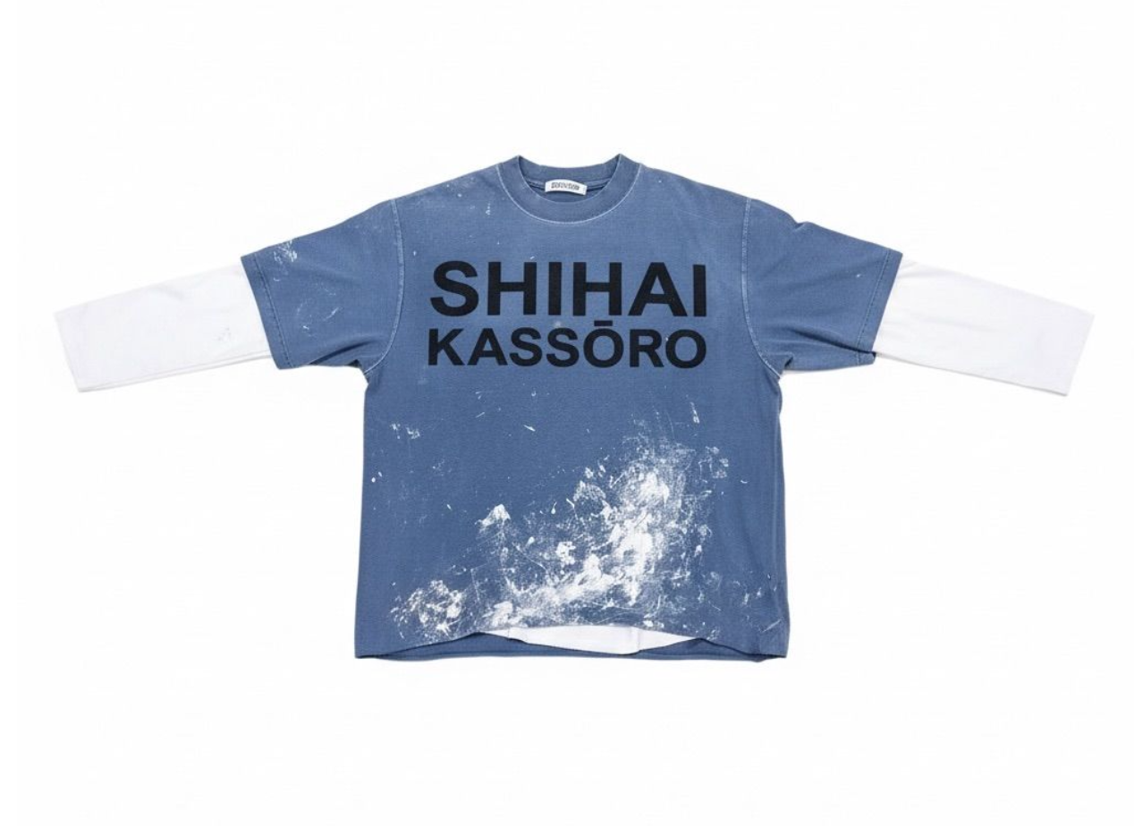 SHIHAI KASSŌRO BLUE LAYER LONGSLEEVE