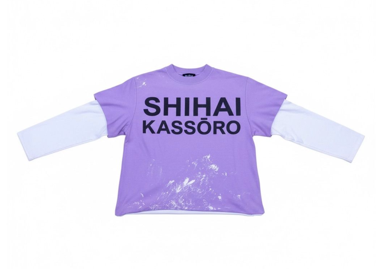 SHIHAI KASSŌRO PURPLE LAYER LONGSLEEVE