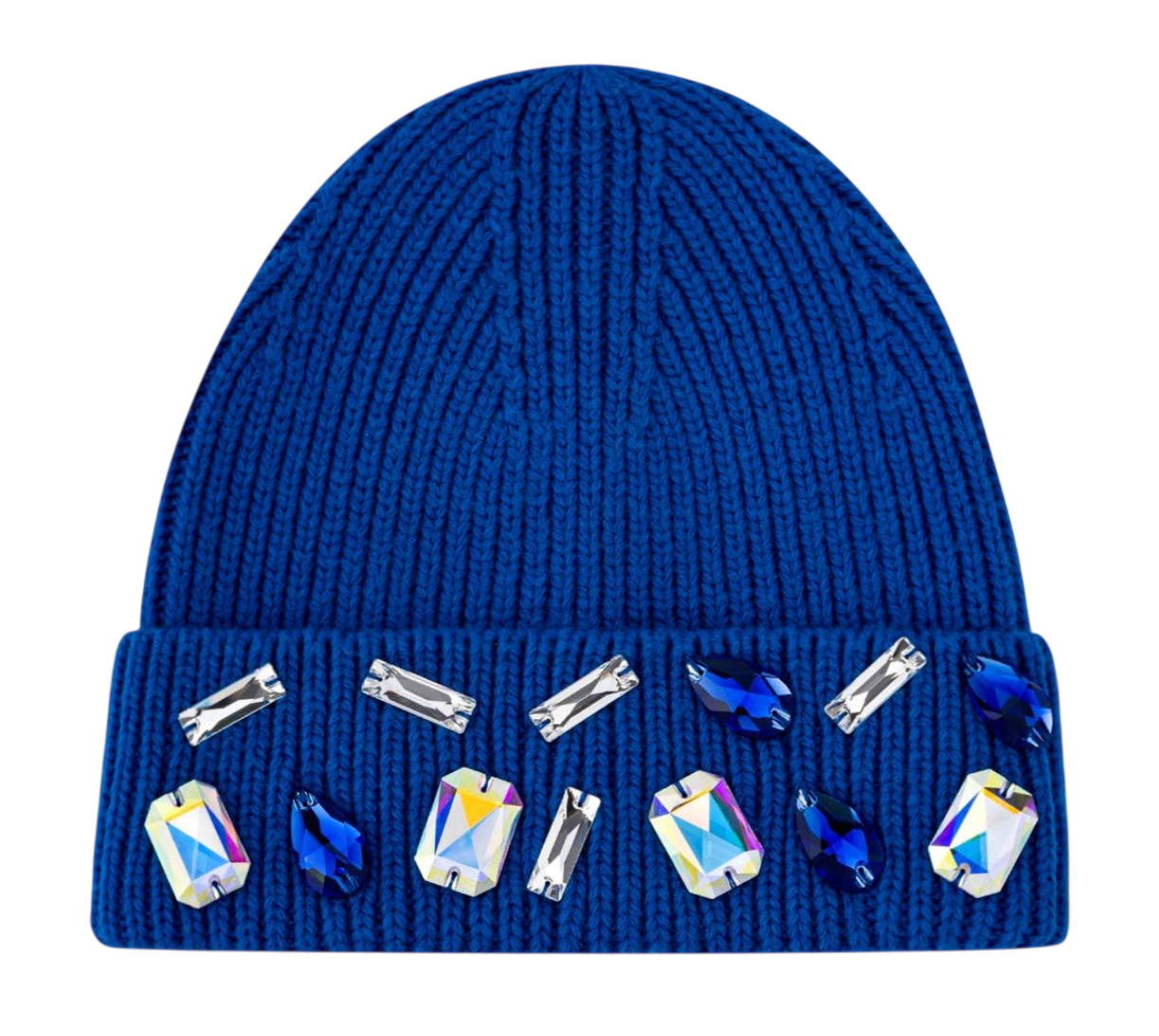 LOUIS CROWN BLUE MOSAIC BEANIE