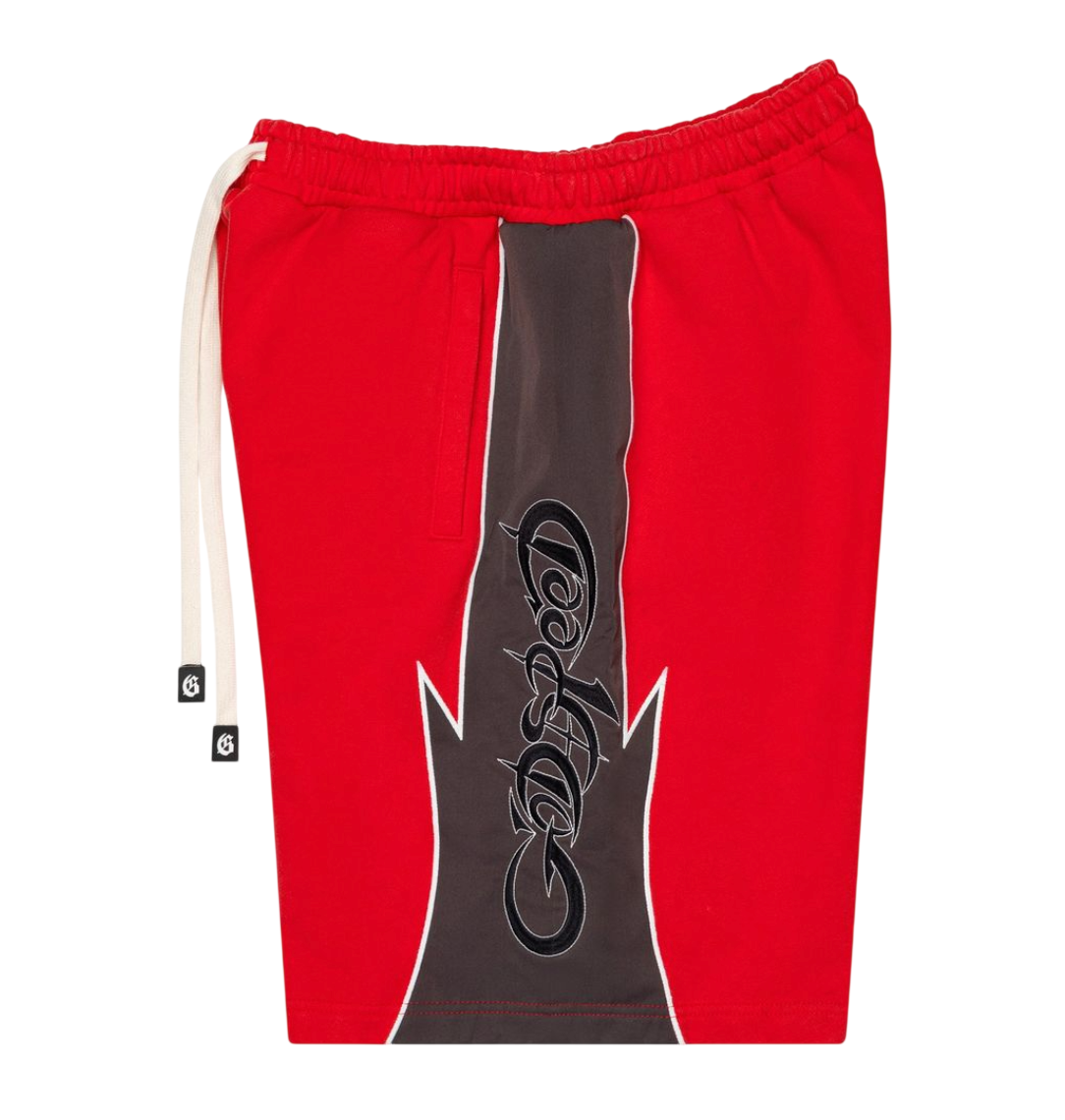 GOODSPEED HALFTIME RED/GRAPHITE SHORTS
