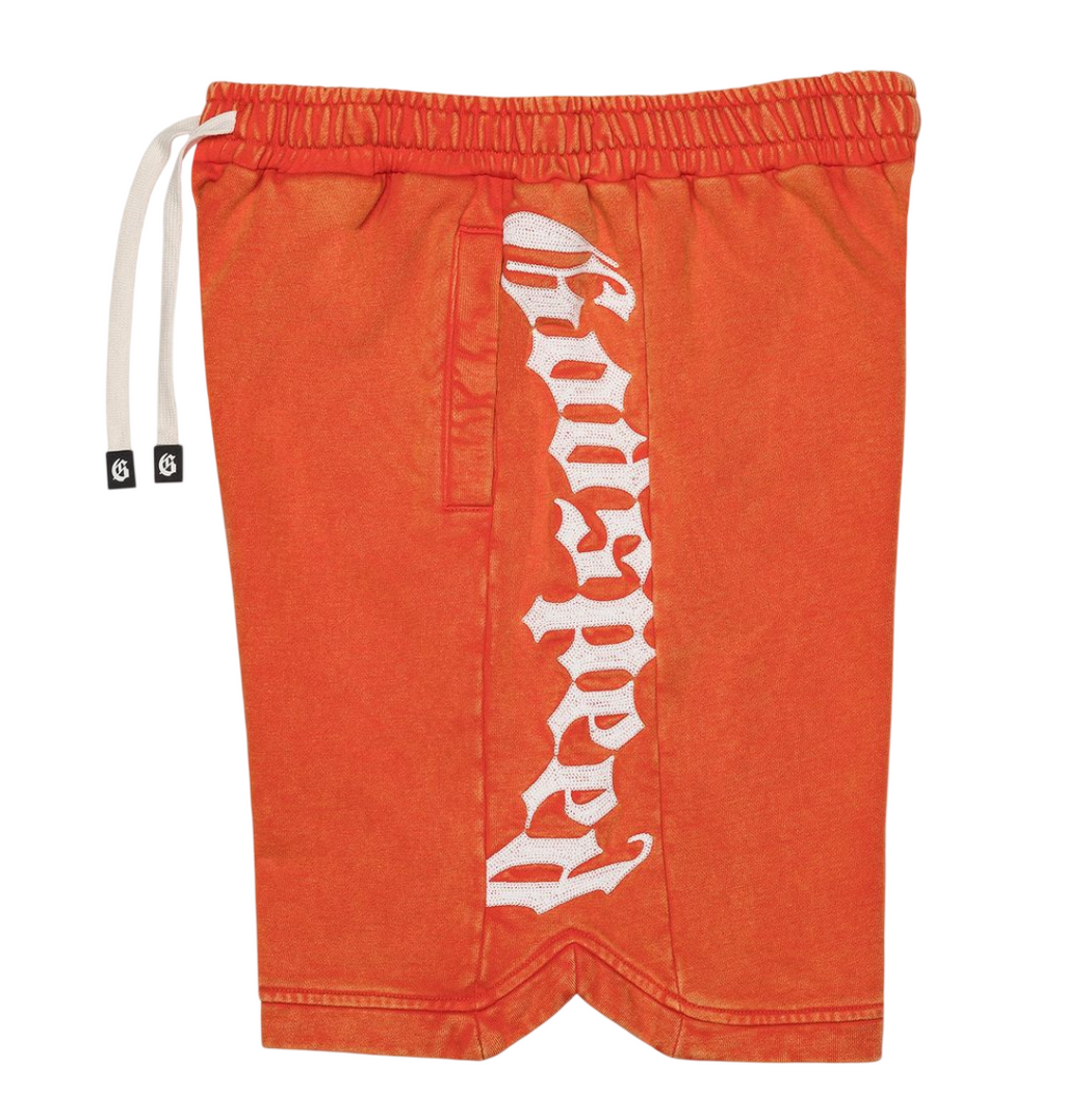 GODSPEED ORANGE WASH SHORTS