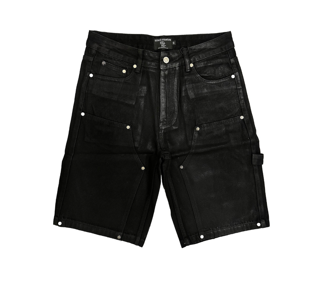 MIXED EMOTION WORKER WAX SHORTS