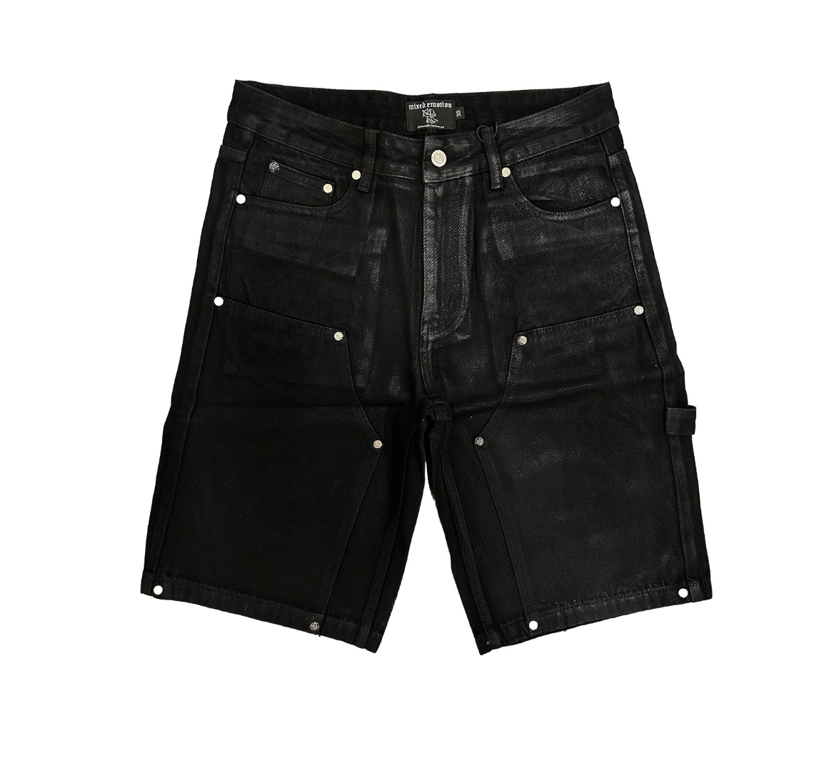 MIXED EMOTION WORKER WAX SHORTS