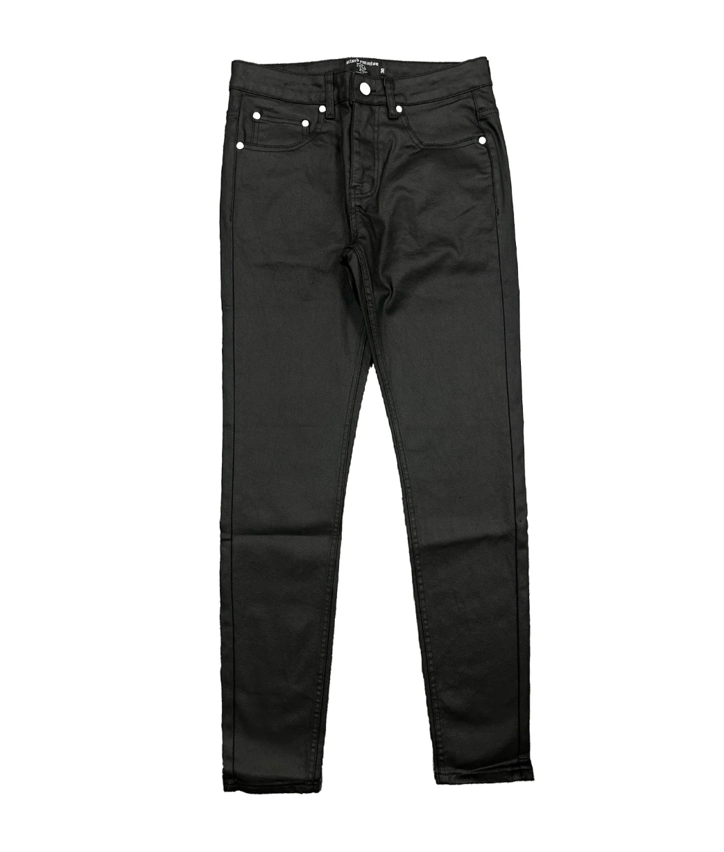MIXED EMOTION BLACKOUT WAX DENIM