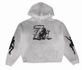 TRIPLE SEVEN TRAP LOGO HOODIE GREY