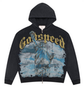 GODSPEED LIBERTY ZIP HOODIE BLACK
