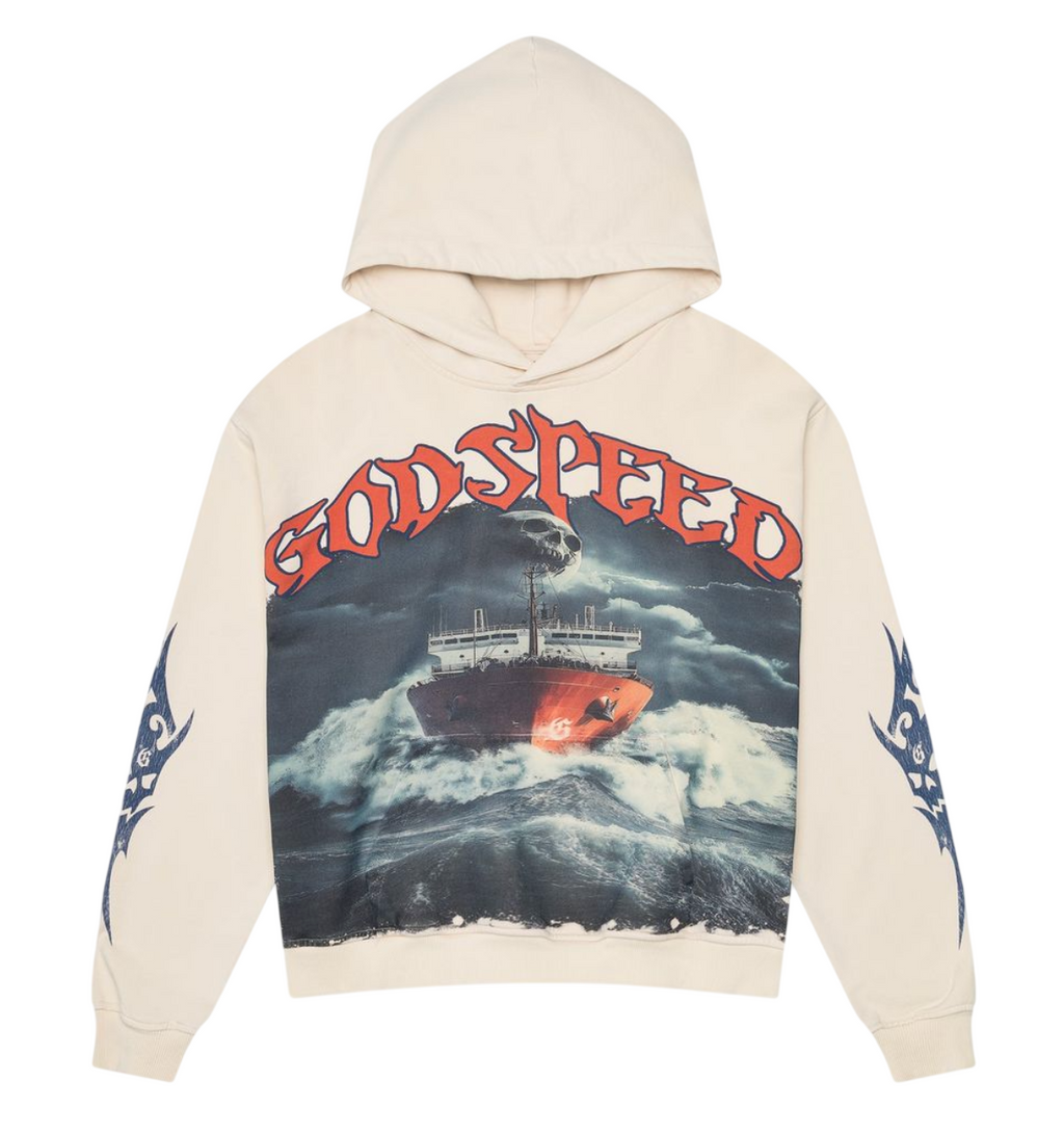 GODSPEED SEASICK HOODIE BONE
