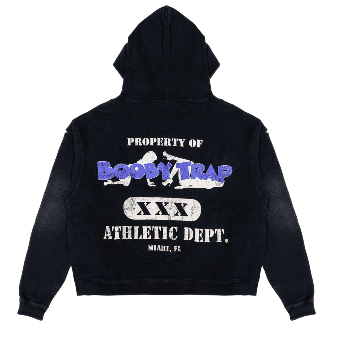 TRIPLE SEVEN TRAP REVERSIBLE ZIP UP HOODIE PURPLE/BLACK