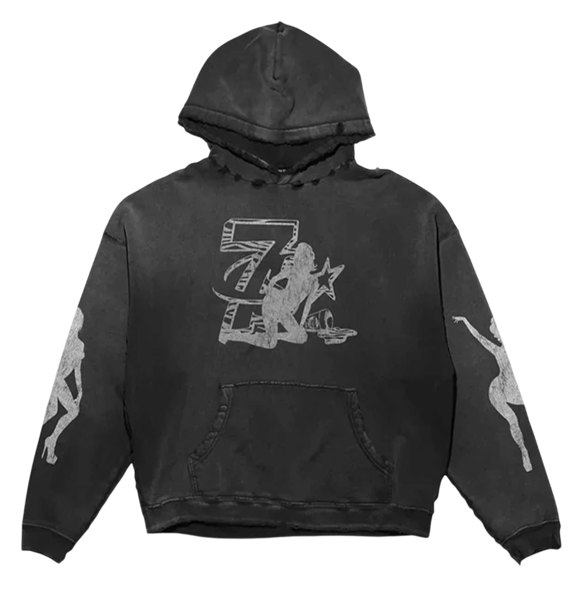TRIPLE SEVEN TRAP LOGO HOODIE