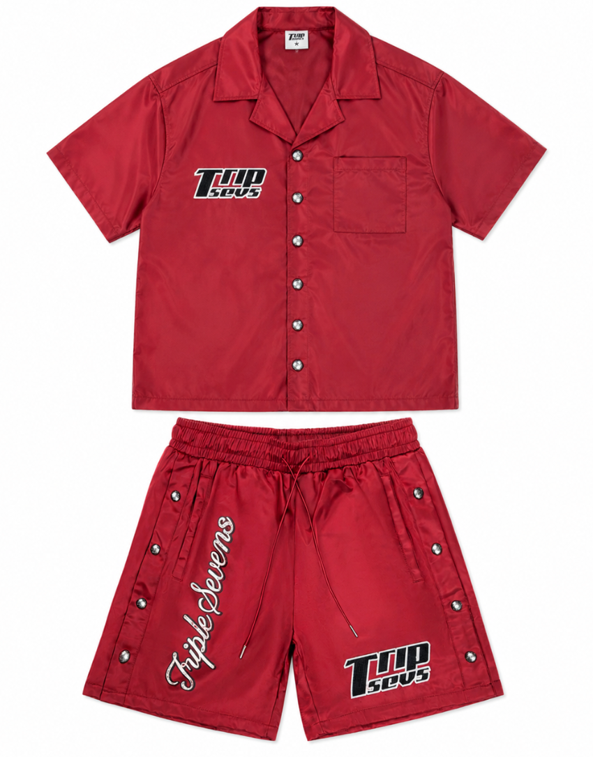 TRIPLE SEVEN NYLON SET RED