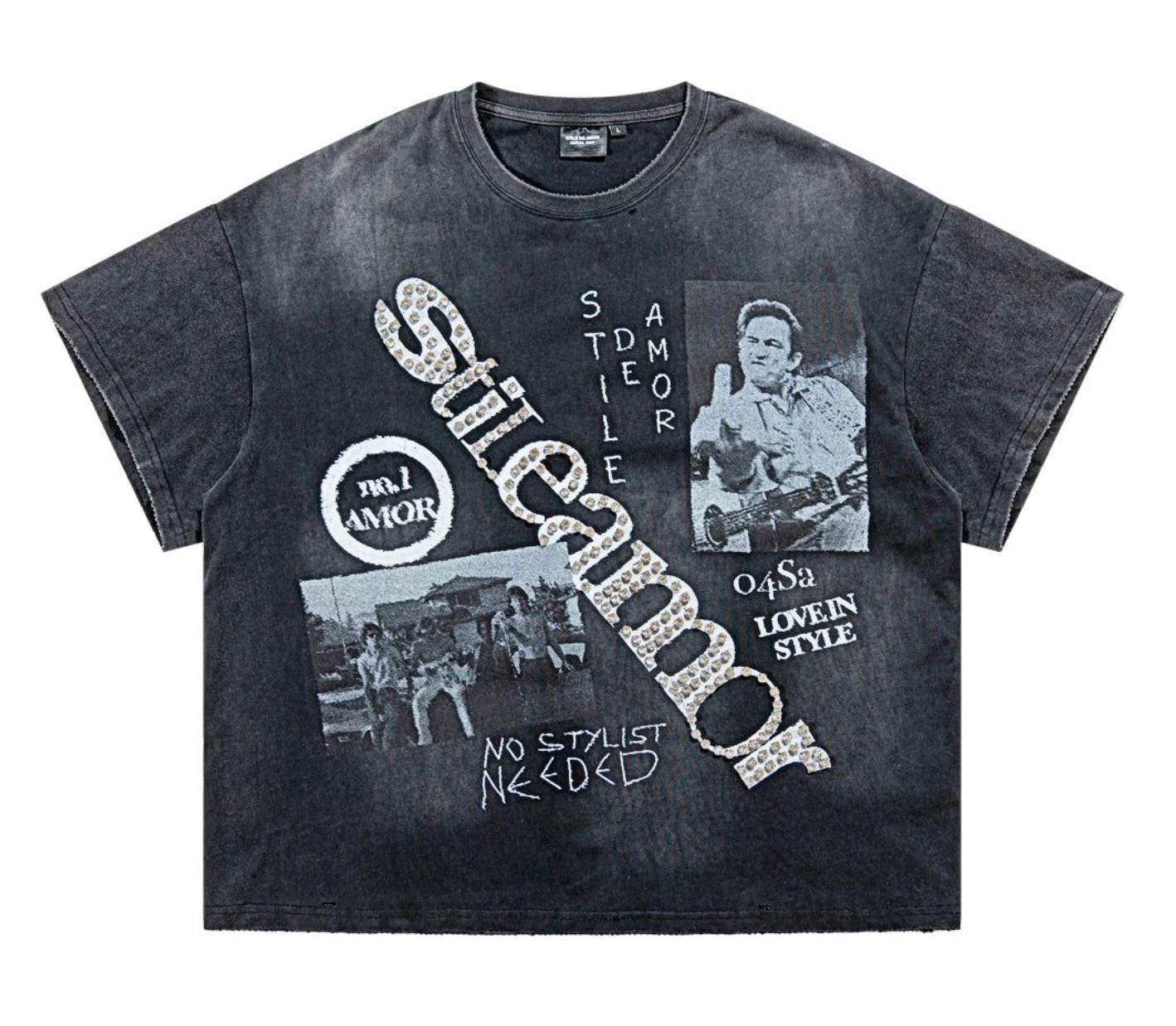 STILE DE AMOR BLACK NO STYLIST TEE