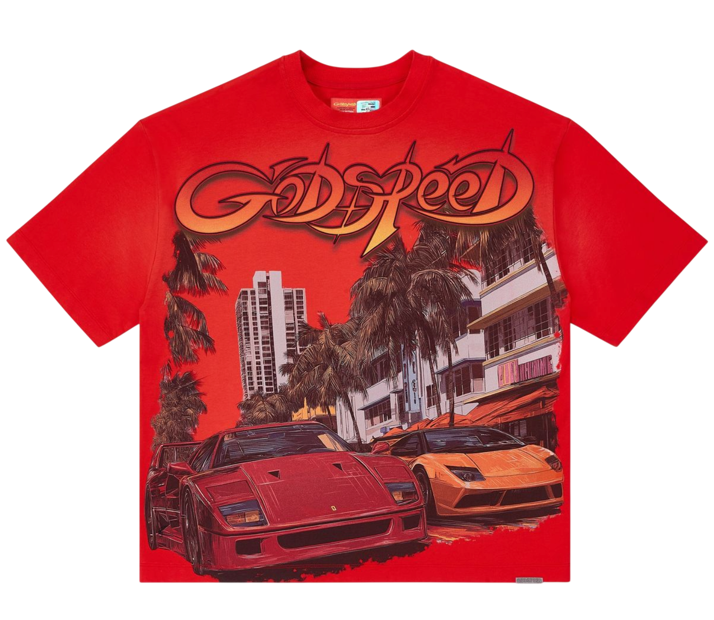 GODSPEED SOUTH BEACH DRIVE MIAMI TEE