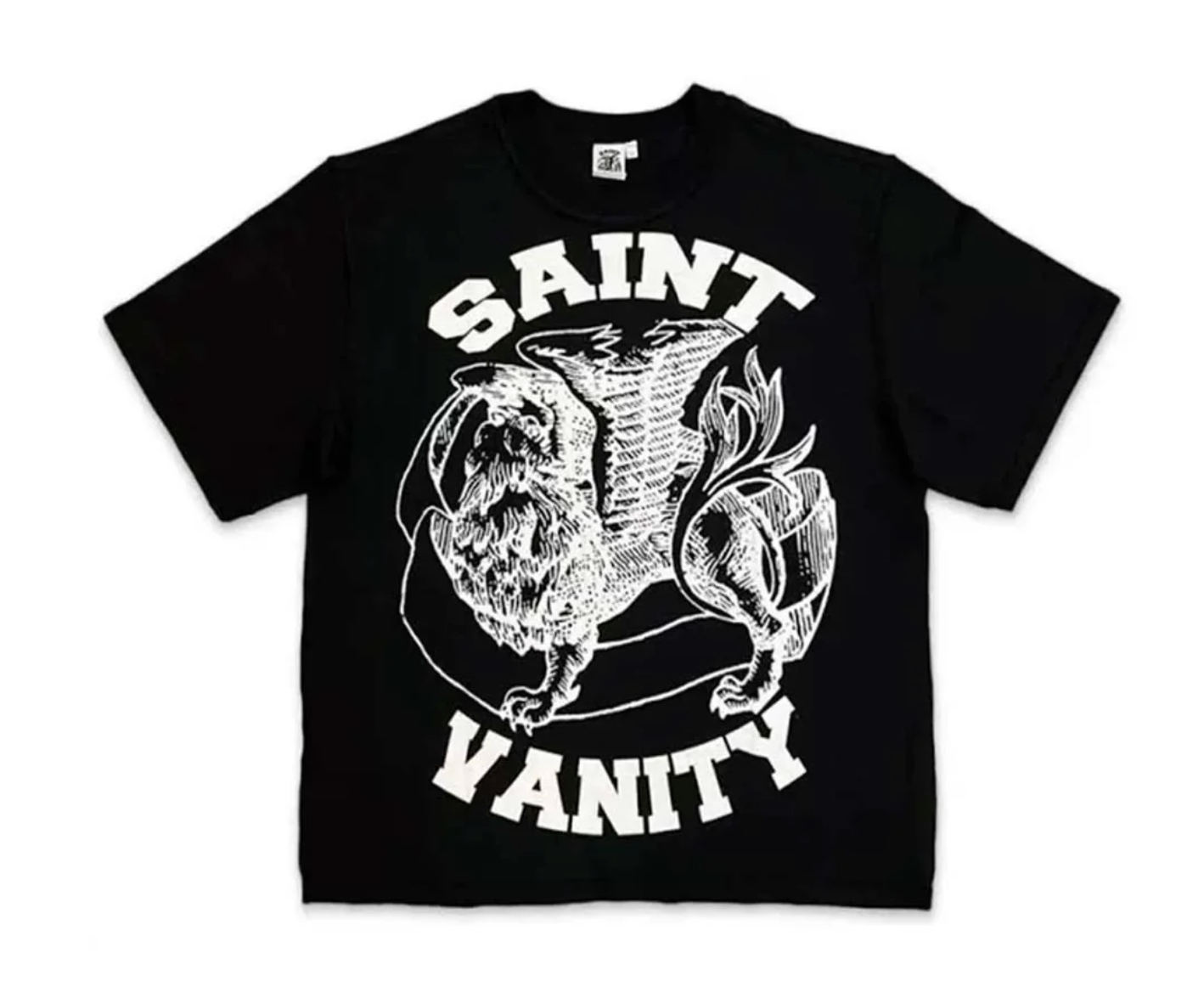 SAINT VANITY GRIFFIN TEE BLACK