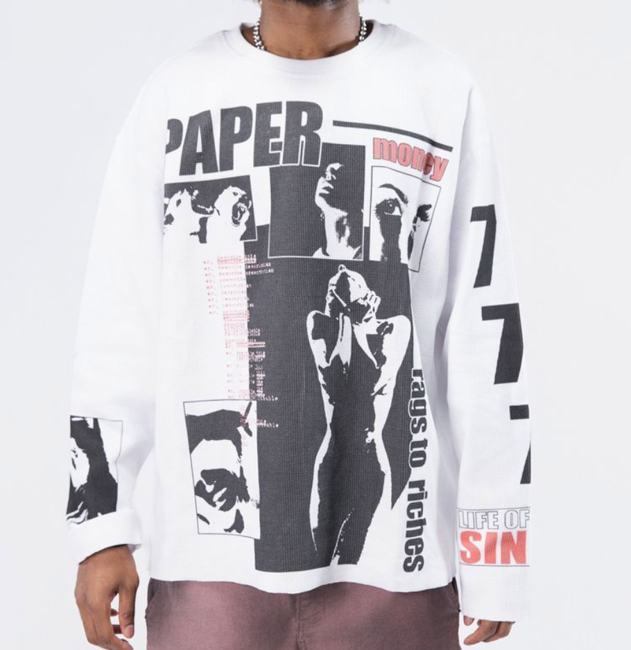 PAPER MOENY LIFE OF SIN THERMAL WHITE