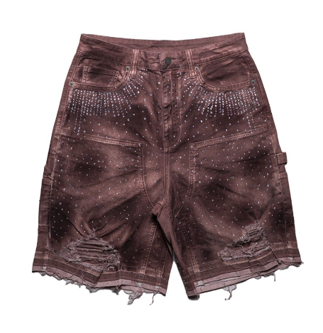 PAPER MONEY RUST CRYSTALIZED SHORTS