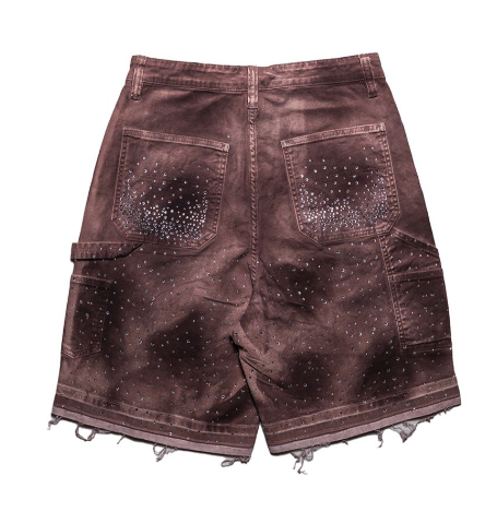 PAPER MONEY RUST CRYSTALIZED SHORTS