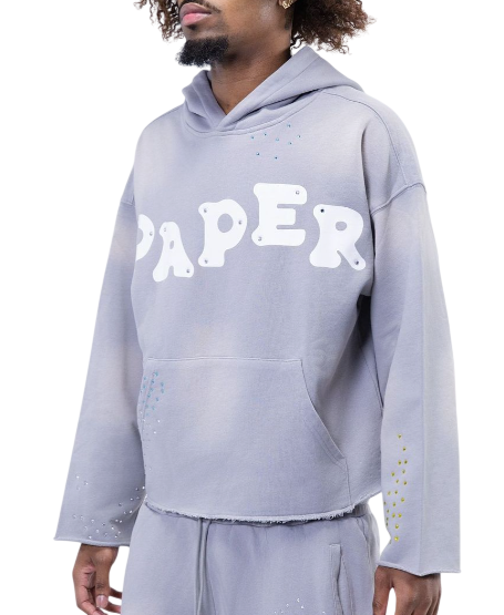 PAPER MONEY HOODIE GREY