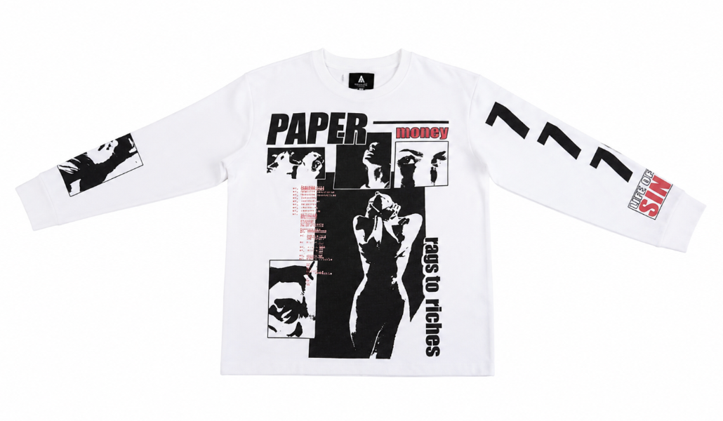 PAPER MOENY LIFE OF SIN THERMAL WHITE