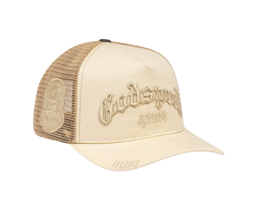GODSPEED TRUCKER HAT BONE