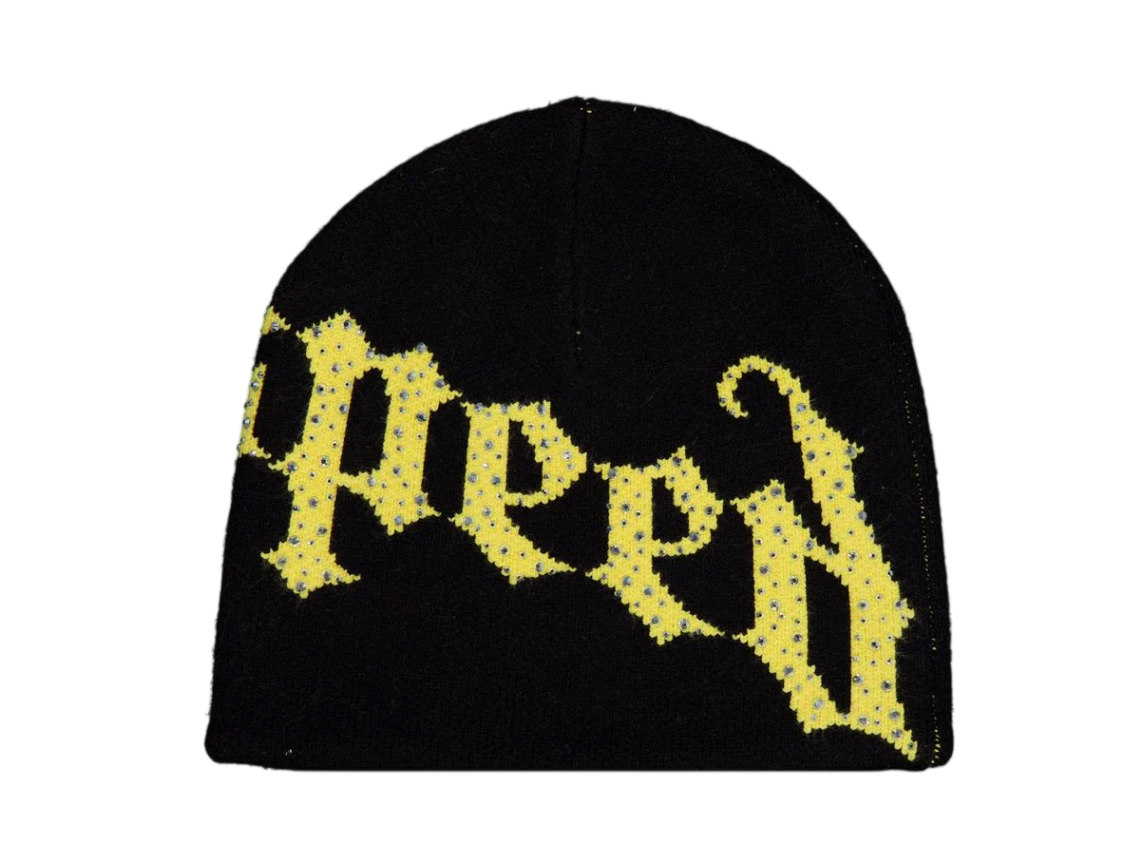 GODSPEED BLACK/YELLOW BEANIE