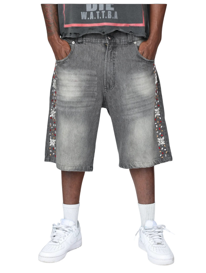 FRATERNAL GREY INTERSTELLAR JORTS