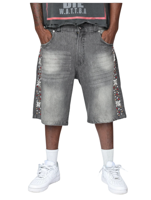 FRATERNAL GREY INTERSTELLAR JORTS
