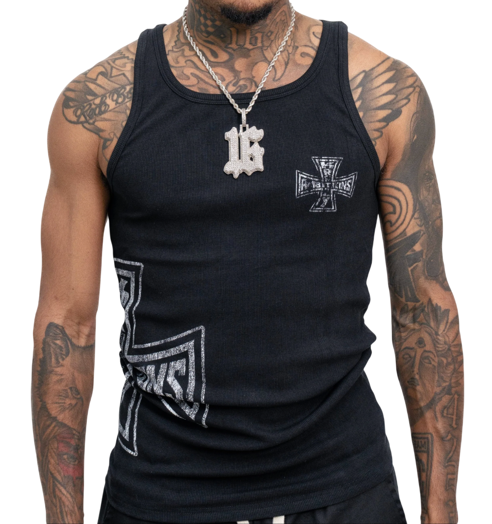 KZA TANK TOP BLACK