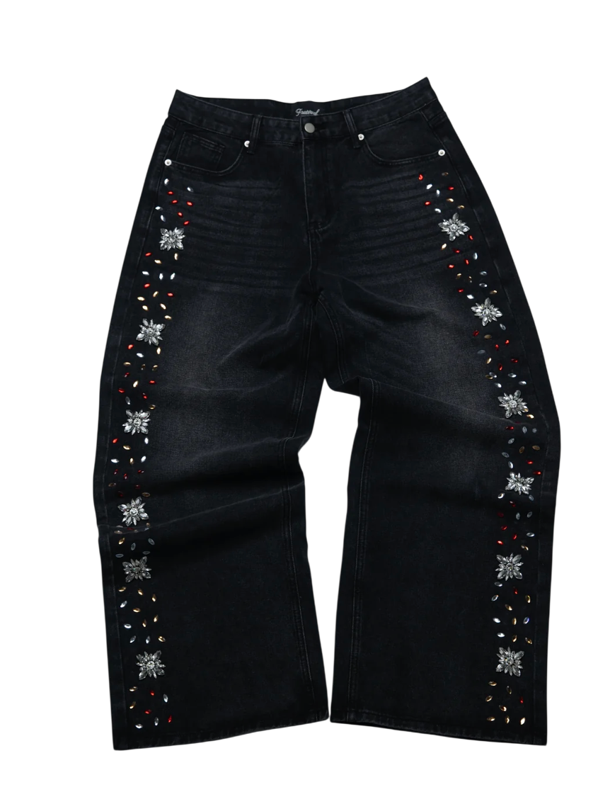 FRATERNAL BLACK INTERSTELLAR JEANS